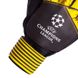Перчатки для вратаря с защитными вставками на пальцы CHAMPIONS LEAGUE черно-желтые FB-903, 10