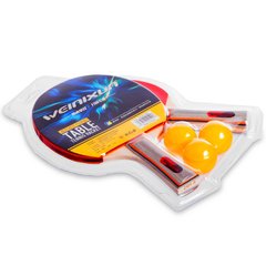 Набор для настольного тенниса 2 ракетки, 3 мяча WEINIXUN 2101-A