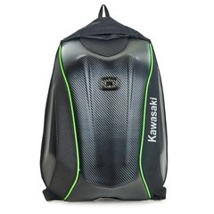 Рюкзак для мотошлема Carbon Kawasaki (55х36х9см) MS-7006-K, Черный