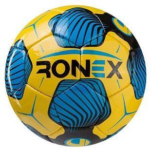 Мяч футбольный DXN Ronex (UHL), желто/голубой. RX-UHL/2