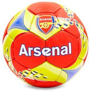 Мяч футбольный BALLONSTAR ARSENAL FB-6708 №5 PU красный-желтый