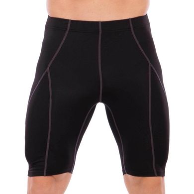 Компрессионные шорты мужские черно-серые LD-1502, L