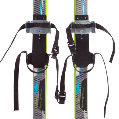Беговые лыжи детские ZELART 120 см в комплекте с палками 100 см SK-0881-120B, Синий