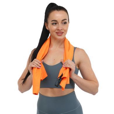 Полотенце спортивное антибактериальное ANTIBACTERIAL TOWEL 4Monster T-ECT-100 цвет оранжевый