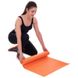 Йогамат коврик для фитнеса PVC 4мм FI-4986, Оранжевый