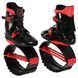 Фитнес джамперы профессиональные Zelart Kangoo Jumps SK-4603 размер 35-37 цвет черный-красный