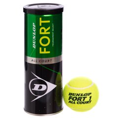 Мяч для большого тенниса DUNLOP FORT TOURNAMENT SELECT (3шт) 601315