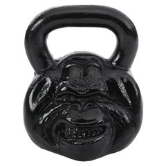 Гиря тренировочная цельная чугунная Iron head Monkey Zelart TA-9930 вес 25кг черный