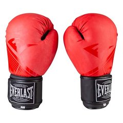 Перчатки боксерские EVERLAST DX матовые красные 12 унций EV3597/12R