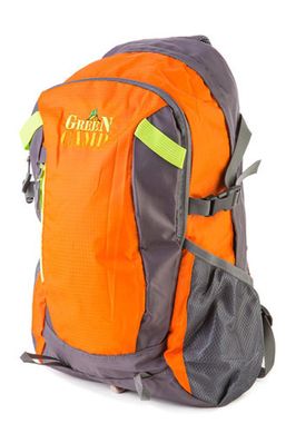 Спортивный вместительный рюкзак 25л GREEN CAMP GC-619(109), Оранжевый