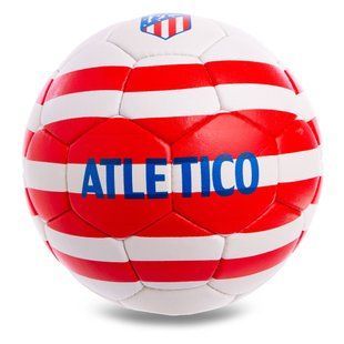 Мяч футбольный MATSA ATLETICO MADRID FB-0587 №5 PU красный-белый