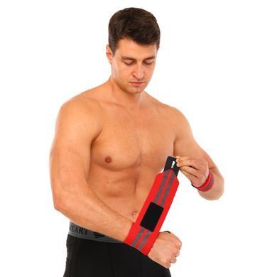 Бинты кистевые для жима STRENGTH WRIST WRAPS MUTE MT-9188-3 цвет оранжевый
