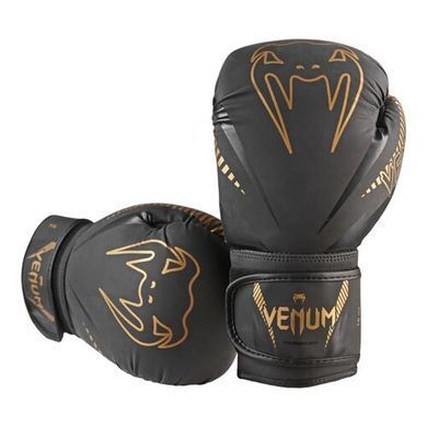 Боксерские перчатки Venum 8 oz черные DX-8523, VM8523-8