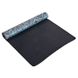 Фитнес-Коврик для йоги замшевый каучуковый двухслойный 3мм Record FI-5662-17, Черный