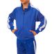 Спортивный костюм для тренировок по футболу LD-581, рост 125-135 Сине-белый
