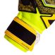 Перчатки для футбола с защитными вставками на пальцы REUSCH салатовые FB-882, 10
