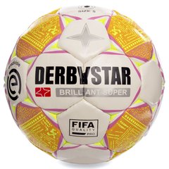 Мяч футбольный размер 5 PU ламин. DERBYSTAR BRILLIANT SUPER FB-2187