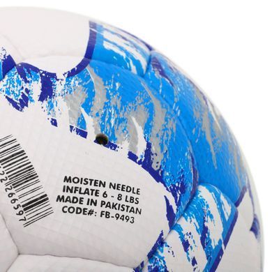 Мяч футбольный SOCCERMAX FB-9493 цвет белый-синий