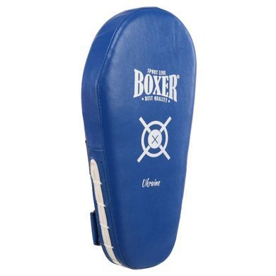 Лапа боксерская прямая тренировочная удлиненная Кожвинил BOXER NEW 2009-N цвет черный