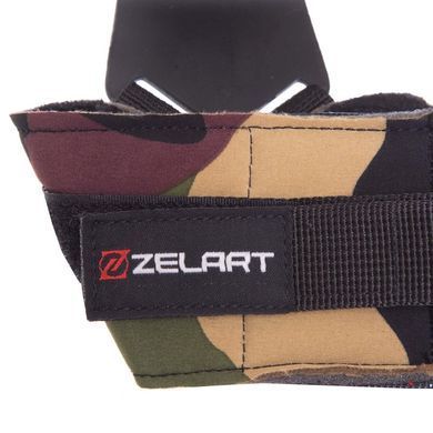 Крюки для подтягивания и тяги на запястья Zelart SB-167056 2шт камуфляж