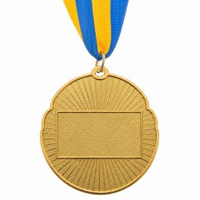Заготівля медалі спортивної зі стрічкою Zelart RESULT C-4331 колір золотий