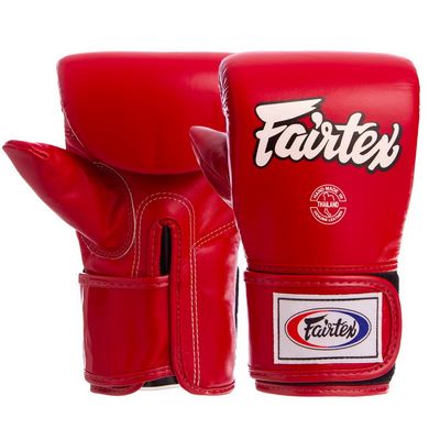 Снарядные перчатки кожаные FAIRTEX TGT7 размер M цвет красный