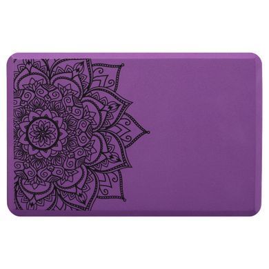 Блок для йоги Zelart FI-0076 колір фіолетовий