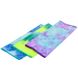 Йога полотенце (коврик для йоги) KINDFOLK FI-8370, Сиреневый-голубой