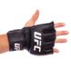 Профессиональные перчатки для MMA кожаные черные UFC Pro UHK-69909, M