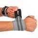 Бинты кистевые для жима STRENGTH WRIST WRAPS MUTE MT-9188-3 цвет серый