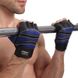 Атлетические перчатки SPORT WorkOut черно-синие BC-1018, L