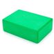 Кирпич для йоги йога-блок (23х15,5х8 см) SP-Planeta FI-5951, Зеленый