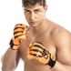 Перчатки для единоборств MMA PU ZELART оранжево-черные BO-1395, L