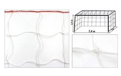 Сетка на ворота футбольные любительская узловая 2шт (1,5мм, ячейка 14x14см) C-3346