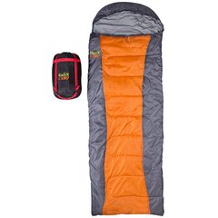 Спальный мешок туристический GreenCamp 450гр/м2 (230*75 см) GRC1009-OR, Оранжевый
