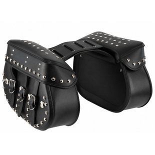 Кофры боковые для мотоцикла из экокожи Chopper BUOTAI H20 2шт 56x32x18см черный
