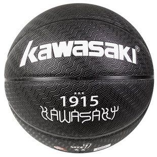 М'яч баскетбольний №7 PU Kawasaki 1915 чорний K2K00-B2709