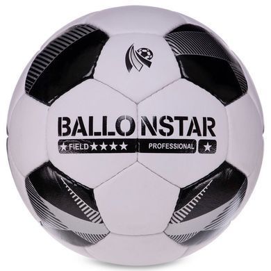 М'яч футбольний HYBRID BALLONSTAR FB-3132 колір білий-синій
