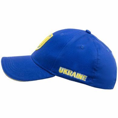 Кепка бейсболка Zelart Украина CO-1929 56-58 синий-желтый