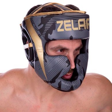 Шлем боксерский с полной защитой Zelart  BO-2529, S