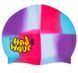 Шапочка для плавания силиконовая юниорская MadWave MULTI JUNIOR M054901 цвет голубой-розовый