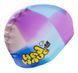 Шапочка для плавания силиконовая юниорская MadWave MULTI JUNIOR M054901 цвет голубой-розовый