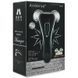 Масажер роликовий для обличчя та тіла 3D ліфтинг ручний 2 кульки Zelart 3D Massager CX-301 чорний-сірий