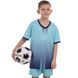Форма футбольная для подростков SP-Sport D8826B, рост 120 Мятно-синий