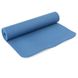 Коврик для йоги и фитнеса Yogamat TPE+TC 6мм SP-Planeta FI-4937, Синий