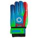 Футбольные перчатки с защитными вставками на пальцы Latex Foam ELITE синие GG-ET, 6