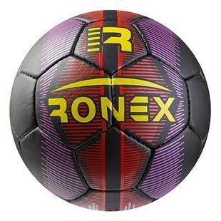 М'яч футбольний Grippy Ronex NK, червоний/чорний. RXG-28NR