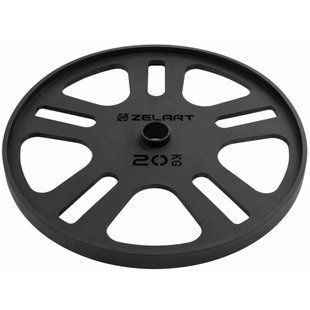 Блины диски стальные для становой тяги Deadlift Pulling Weight Plates Zelart TA-6992-20 20кг черный