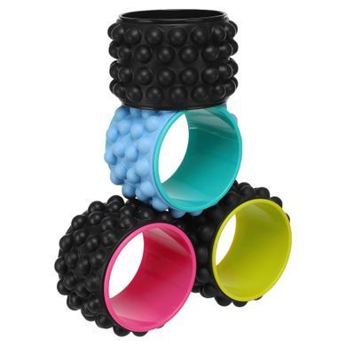 Колесо для йоги масажне Wheel Yoga Zelart FI-6205 колір блакитний
