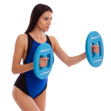 Аквадиски для аквааэробики и аквафитнеса Aquadisk SPEEDO HYDRO DISKS 8069350309 2шт голубой